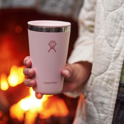Hydro Flask All Around Stainless Steel Tumbler with Lid and Double-Wall Vacuum Insulation 16 oz - Trillium (Natural White Color) - Hydro Flask - Image 5