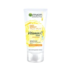 Garnier Fast Bright Day Cream 50ml with 3x Vitamin C & Lemon, Reduces Dark Spots & UV Spots for Brighter Skin in 1 Week