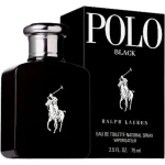 Ralph Lauren Polo Black Eau de Toilette 75ml Men's Cologne Woody & Fresh Fragrance with Patchouli & Sandalwood - Ralph Lauren