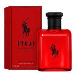 Ralph Lauren Polo Red Eau de Toilette 75ml: Woody & Spicy Cologne for Men. Sophisticated Fragrance & Perfect Gift