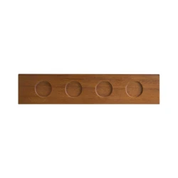 Bonna Mood Wood Mood Rectangular Plate Dia 31x15 cm Elegant & Functional, Perfect for Gourmet Food Serving and Presentations