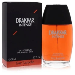مجموعة هدايا ماء عطر Guy Laroche Drakkar Intense للرجال 50 مل مع عطر الباتشولي