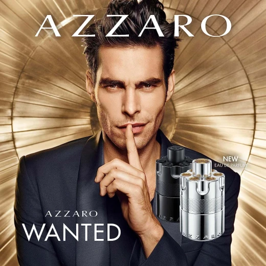 عطر أزارو ونتيد أو دي بارفان 100 مل للرجال: بخاخ عطر يدوم طويلاً وجذاب - أزارو - Image 4