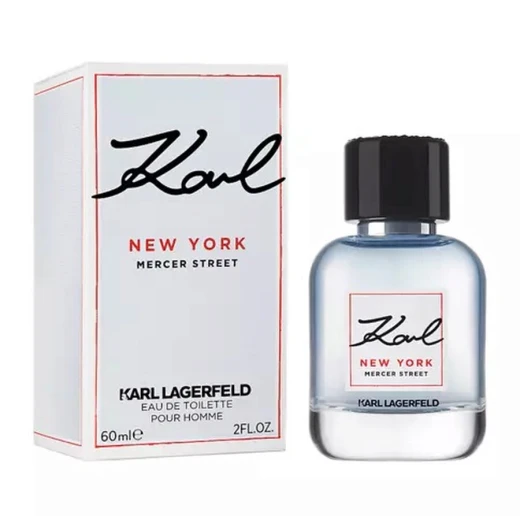 Karl Lagerfeld New York Mercer Street Eau de Toilette 60ml: Refreshing Fragrance for Men with Lime, Basil & White Pepper Karl Lagerfeld New York Mercer Street Eau de Toilette 60ml: Refreshing Fragrance for Men with Lime, Basil & White Pepper