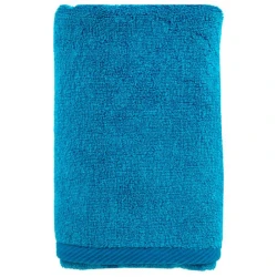 Kela Ladessa Towel 100% Organic Cotton 50 x 100 cm Soft & Absorbent Bath Towel Blue Premium Jacquard Design