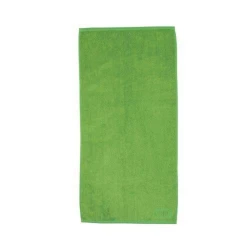 منشفة لاديسا قطن عضوي 100٪ مقاس 50 × 100 سم ناعمة وامتصاص عالي لون أخضر تصميم جاكار فاخر من كيلا
