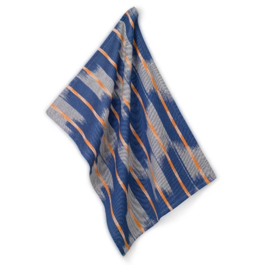 Kela Ethno Dish Towel 70 x 50 cm 100% Cotton Blue & Orange Soft, Absorbent & Durable Kitchen Towel Kela Ethno Dish Towel 70 x 50 cm 100% Cotton Blue & Orange Soft, Absorbent & Durable Kitchen Towel