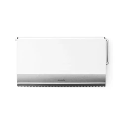 Brabantia Wall-Mounted Kitchen Roll Holder Matt Steel Fits Rolls up to 22 Cm Corrosion Resistant Left or Right-Hand Filling With Tearing Edge