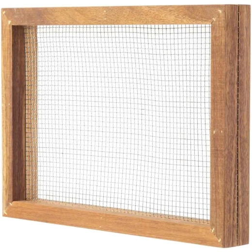 Table Craft Herb Drying Rack 34x34x4 cm Stackable Acacia Wood & Metal Mesh Dehydrator for Fresh Herbs No Electricity Needed Space-Saving Design Hand Wash Recommended - Table Craft - Image 8