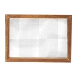 Table Craft Herb Drying Rack 34x34x4 cm Stackable Acacia Wood & Metal Mesh Dehydrator for Fresh Herbs No Electricity Needed Space-Saving Design Hand Wash Recommended - Table Craft