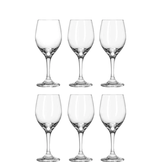 Libbey Perception Tall Glasses 414ml (14oz), Set of 6 Elegant Clear Glassware for Water, Juice & Beverages H: 20.8 cm, Dia: 8.6 cm Libbey Perception Tall Glasses 414ml (14oz), Set of 6 Elegant Clear Glassware for Water, Juice & Beverages H: 20.8 cm, Dia: 8.6 cm