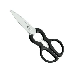 Kitchen Scissors 21cm Heavy-Duty Shears with Stainless Steel Blades and Ergonomic Safety Handles Black, Multipurpose Cutting Tool