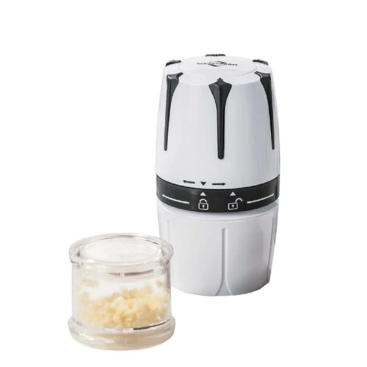 Kuchenprofi Mini Vegetable Dicer with Removable Storage Container & Lid 3mm Uniform Cube Cutter for Garlic, Onion, Herbs & More Easy Twist Operation, 4x2.25 in Kuchenprofi Mini Vegetable Dicer with Removable Storage Container & Lid 3mm Uniform Cube Cutter for Garlic, Onion, Herbs & More Easy Twist Operation, 4x2.25 in