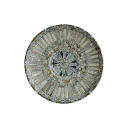 Bonna Luca Mosaic Matt Gourmet Coffee Saucer 16cm Diameter Porcelain with Edge Break & Scratch Resistance Stackable Microwave, Oven & Dishwasher Safe
