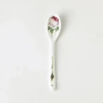 Roy Kirkham Redoute Roses Tea Spoon Fine Bone China Floral Porcelain Teaspoon 13cm Dishwasher Safe Made in England - Roy Kirkham