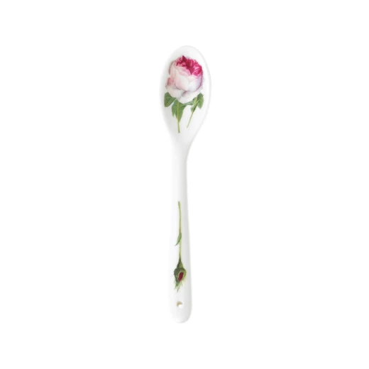 Roy Kirkham Redoute Roses Tea Spoon Fine Bone China Floral Porcelain Teaspoon 13cm Dishwasher Safe Made in England - Roy Kirkham - Image 2