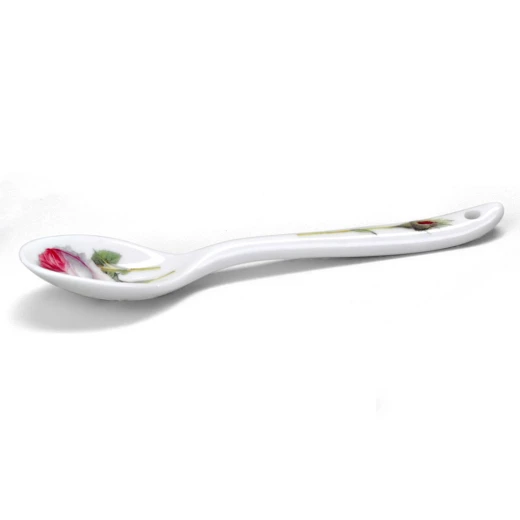 Roy Kirkham Redoute Roses Tea Spoon Fine Bone China Floral Porcelain Teaspoon 13cm Dishwasher Safe Made in England - Roy Kirkham - Image 4