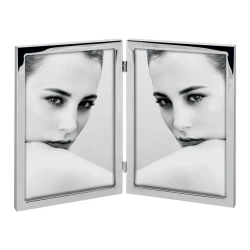 Mascagni Casa Silver Photo Frame 13x18cm Elegant Aluminum Picture Frame Modern Design Tabletop or Wall Display