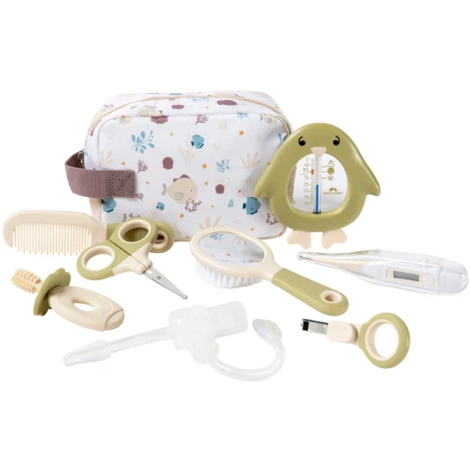 Bebe confort Baby Care Essential Set, Baby Health Care and Grooming Kit, from Birth Newborn Care, Ideal for Travelling, Case Included, Under The Sea Bebe confort Baby Care Essential Set, Baby Health Care and Grooming Kit, from Birth Newborn Care, Ideal for Travelling, Case Included, Under The Sea