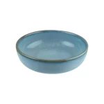 Bonna Sky Hygge Coup Bowl Dia 16cm Blue, Reactive Glaze Finish, Unique Texture & Color Variations - Bonna