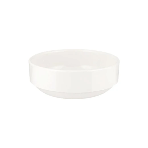 Bonna White Porcelain Bowl 14 cm, 500ml Scratch & Break-Resistant, Stackable, Microwave & Dishwasher Safe Bonna White Porcelain Bowl 14 cm, 500ml Scratch & Break-Resistant, Stackable, Microwave & Dishwasher Safe
