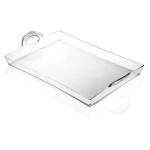 Guzzini Transparent Transparent Happy Hour Tray, 13 by 21-Inches - Guzzini