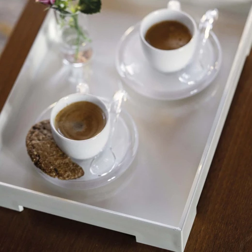 Guzzini Essence Tray, SMMA File,White 32x23xh5 cm - Guzzini - Image 2