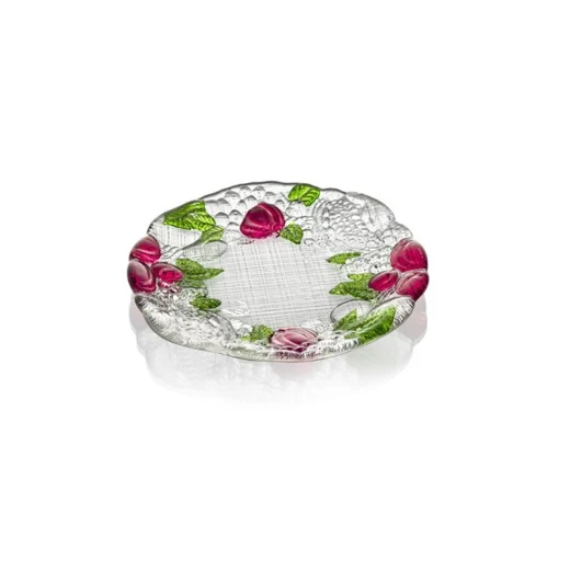 IVV A Night in Palmira Plate Dia 19cm Red & Green