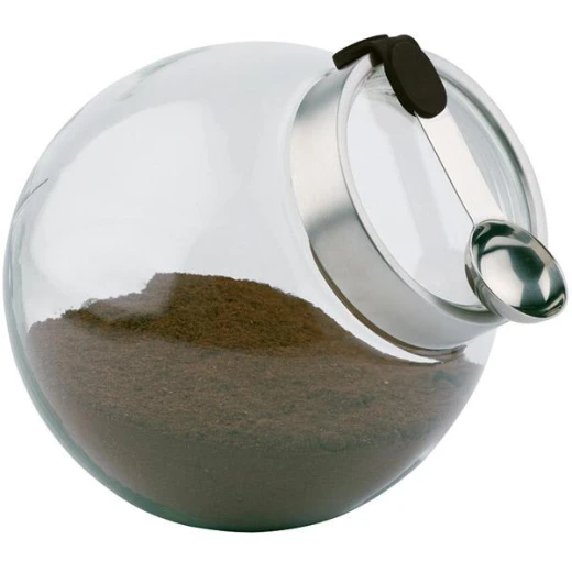 APS Canister With Spoon Dia 20x18cm APS Canister With Spoon Dia 20x18cm
