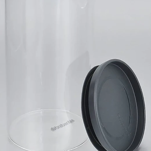 Brabantia Stackable Glass Jar 1.9 Liter Dark Grey - Kela - Image 3