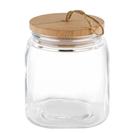 APS Woody Canister 2 Liter with Wooden Lid APS Woody Canister 2 Liter with Wooden Lid