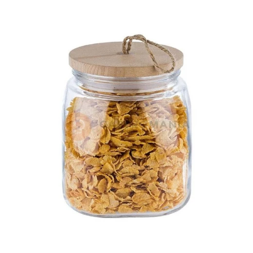 APS Woody Canister 2 Liter with Wooden Lid - APS - Image 2