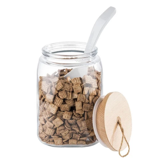 APS Woody Canister 2.5 Liter with Wooden Lid - APS - Image 2