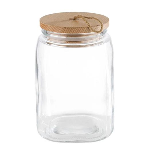 APS Woody Canister 2.5 Liter with Wooden Lid