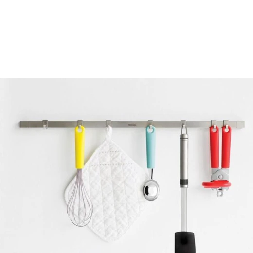 Brabantia Wall Rail 60cm Matt Steel - Brabantia - Image 2