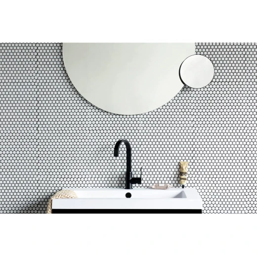 Brabantia Mindset Bathroom Mirror, 5X Zoom, Magnetic Holder (Mineral Infinite Gray) Wall Mounted Removable Shaving, Makeup Vanity Mirror - Brabantia - Image 3