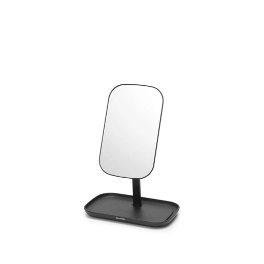 Brabantia Renew 360° Adjustable Vanity Bathroom Mirror with Stand & Storage Tray, Dark Grey - Brabantia - Image 9