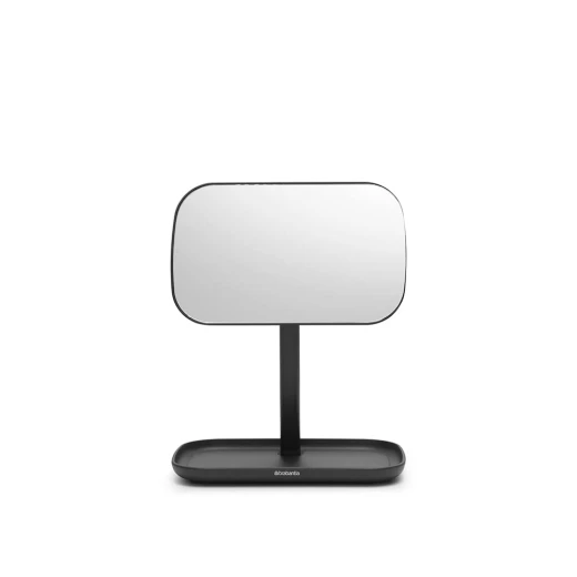 Brabantia Renew 360° Adjustable Vanity Bathroom Mirror with Stand & Storage Tray, Dark Grey - Brabantia - Image 10
