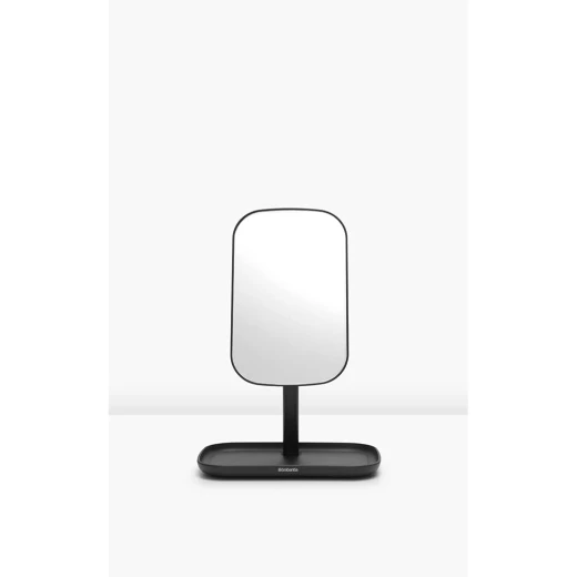 Brabantia Renew 360° Adjustable Vanity Bathroom Mirror with Stand & Storage Tray, Dark Grey - Brabantia - Image 8
