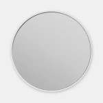 Brabantia Mindset Bathroom Mirror, 5X Zoom, Magnetic Holder (Mineral Fresh White) Wall Mounted Removable Shaving, Makeup Vanity Mirror - Brabantia