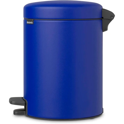 Brabantia New Icon Pedal Bin 5 Liter Mineral Powerful Blue Soft-Close Lid, Removable Inner Bucket, Supports Ocean Cleanup Compact Trash Can 21 x 27 x 29 cm - Brabantia - Image 8