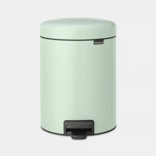 Brabantia NewIcon 5L Pedal Bin Jade Green Soft Close Lid, Odor Seal, Removable Inner Bucket, Non-Slip Base Small Trash Can for Bathroom, Kitchen, or Office Brabantia NewIcon 5L Pedal Bin Jade Green Soft Close Lid, Odor Seal, Removable Inner Bucket, Non-Slip Base Small Trash Can for Bathroom, Kitchen, or Office