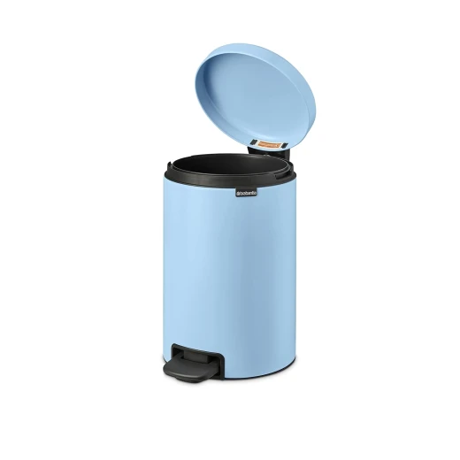 Brabantia NewIcon Pedal Bin 3L Dreamy Blue Soft Close Lid, Odor-Proof, Removable Inner Bucket, Non-Slip Base, Anti-Tilt Compact Trash Can for Bathroom, Bedroom, or Office Stylish and Space-Saving - Brabantia - Image 4