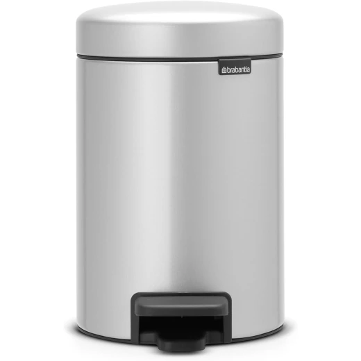 Brabantia NewIcon Pedal Bin 3L Almond Soft Close Lid, Removable Inner Bucket, Compact Fit, Supports Ocean Cleanup, 10-Year Guarantee Brabantia NewIcon Pedal Bin 3L Almond Soft Close Lid, Removable Inner Bucket, Compact Fit, Supports Ocean Cleanup, 10-Year Guarantee