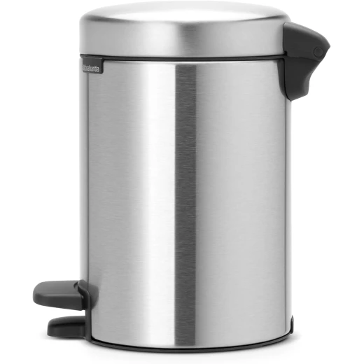 Brabantia NewIcon Pedal Bin 3L Matt Steel Fingerprint Proof, Soft Close Lid, Removable Plastic Inner Bucket, Supports Ocean Cleanup, 10-Year Guarantee - Brabantia - Image 4