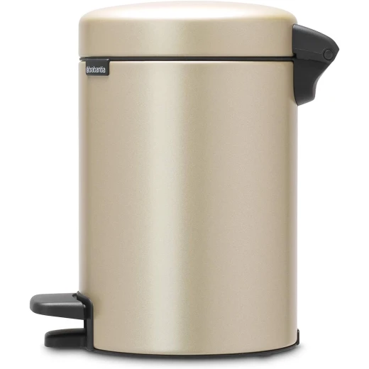 Brabantia NewIcon Pedal Bin 3L Champagne Soft Close Lid, Compact Design, Supports Ocean Cleanup, Stylish Trash Can for Bathroom or Office, 10-Year Guarantee - Brabantia - Image 8