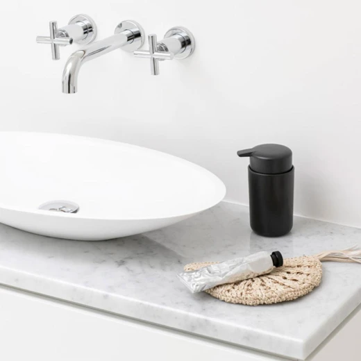 Brabantia ReNew Soap Dispenser Dark Grey, 250ml Capacity, Drip-Free Pump, Non-Slip Base, Stylish & Functional Bathroom Accessory - Brabantia - Image 2