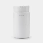 Brabantia ReNew Soap Dispenser White, 250ml Capacity, Drip-Free Pump, Non-Slip Base, Stylish & Functional Bathroom Accessory - Brabantia