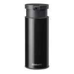Brabantia Profile Soap Dispenser Matt Black, 200ml, Non-Drip Pump, Easy Refill & Clean, Rust-Resistant, Anti-Slip Base - Brabantia