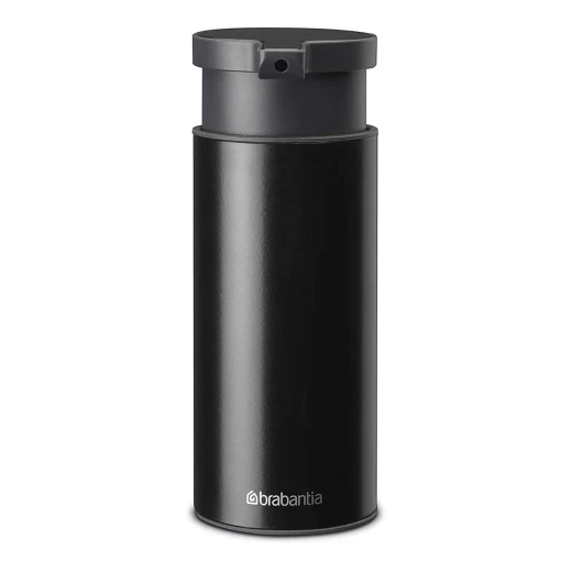 Brabantia Profile Soap Dispenser Matt Black, 200ml, Non-Drip Pump, Easy Refill & Clean, Rust-Resistant, Anti-Slip Base Brabantia Profile Soap Dispenser Matt Black, 200ml, Non-Drip Pump, Easy Refill & Clean, Rust-Resistant, Anti-Slip Base